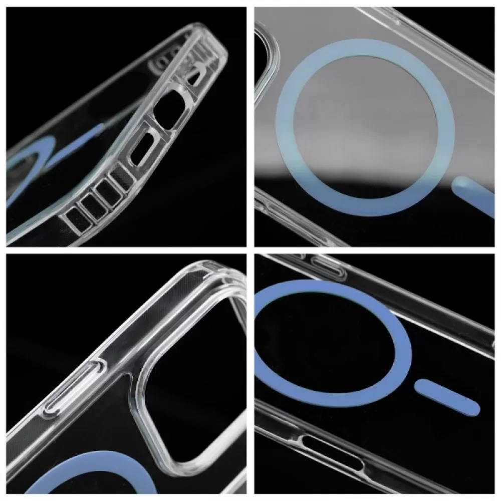 Futrola Drop Glue Mag za Samsung S25 Plus svetlo plava