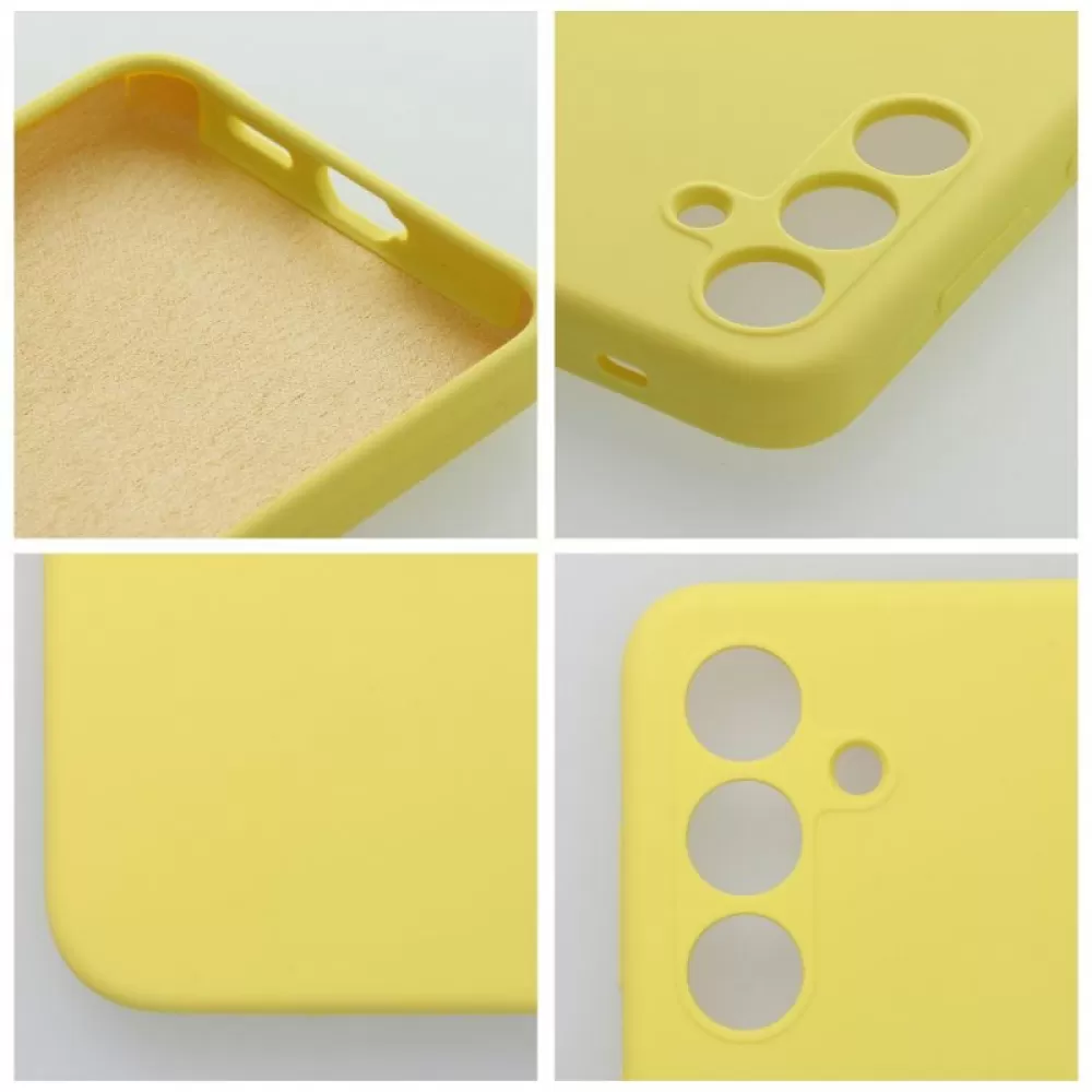 Futrola SILICONE 2mm za Samsung S25 Ĺľuta