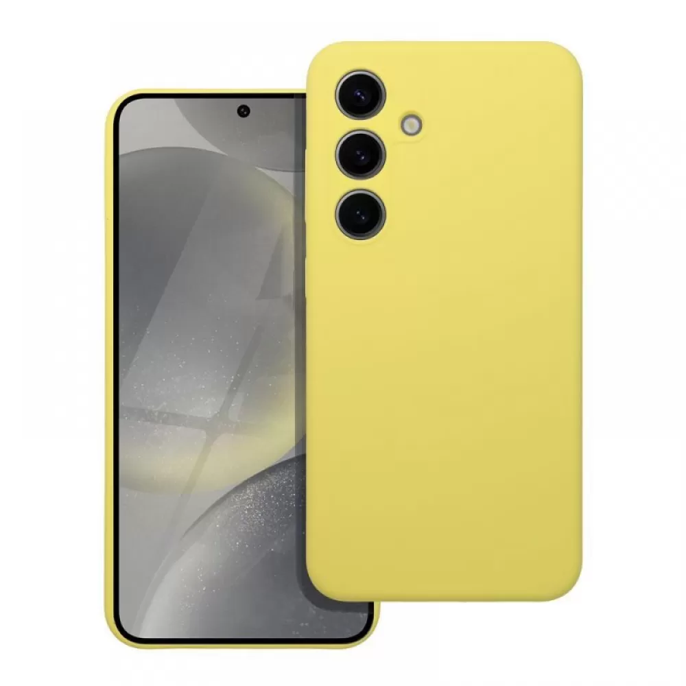 Futrola SILICONE 2mm za Samsung S25 Plus Ĺľuta