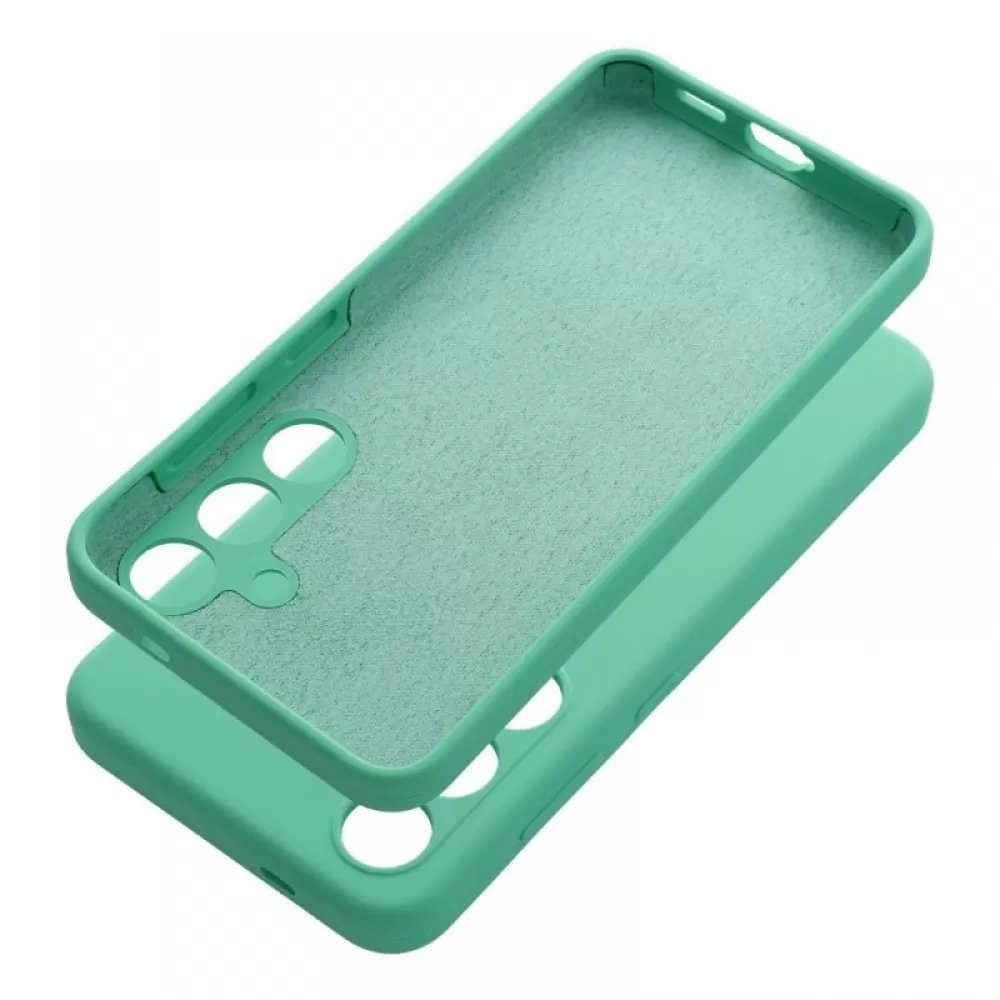 Futrola SILICONE 2mm za Samsung S25 Plus mint zelena