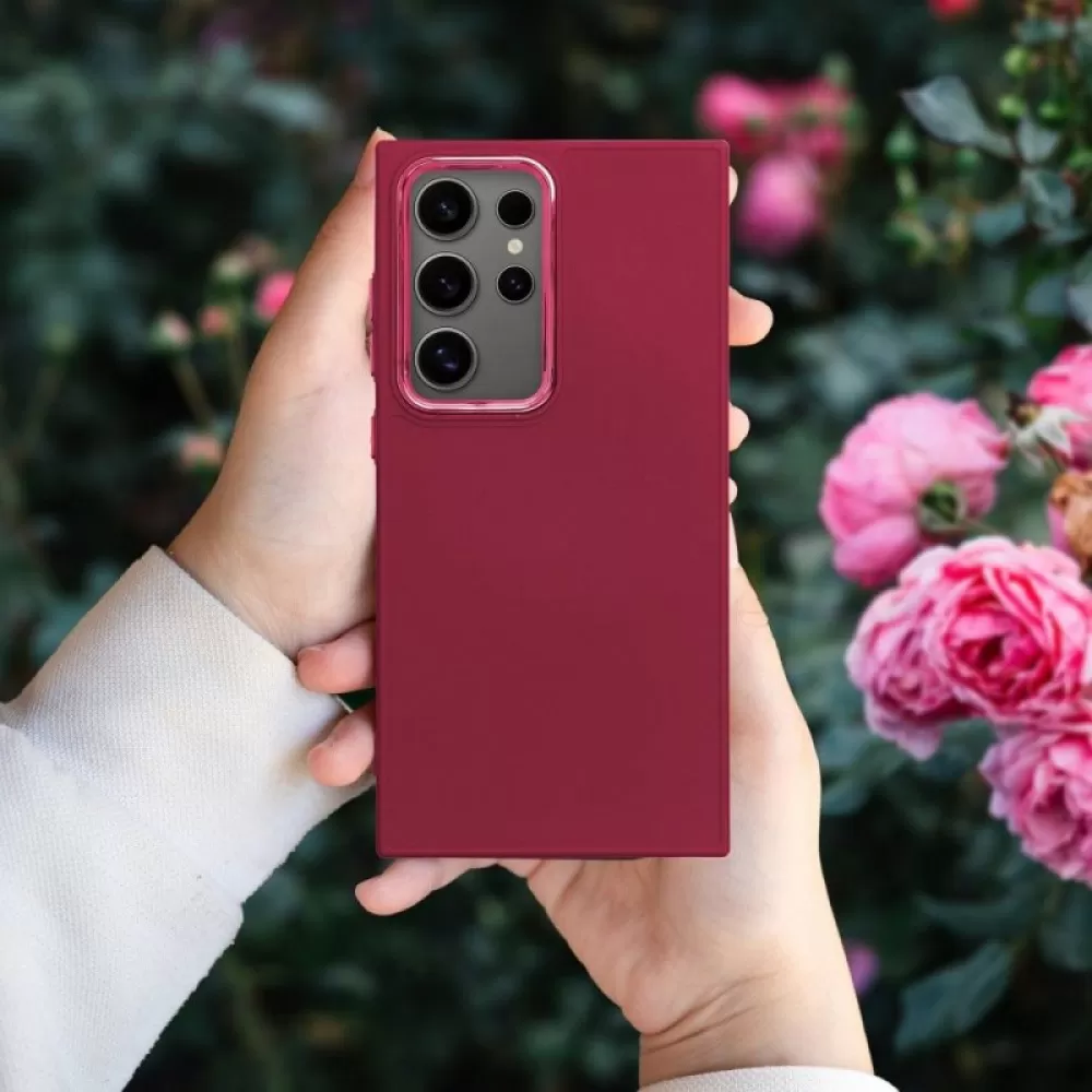 Futrola BOSS (frame case) za Samsung S25 Plus magenta