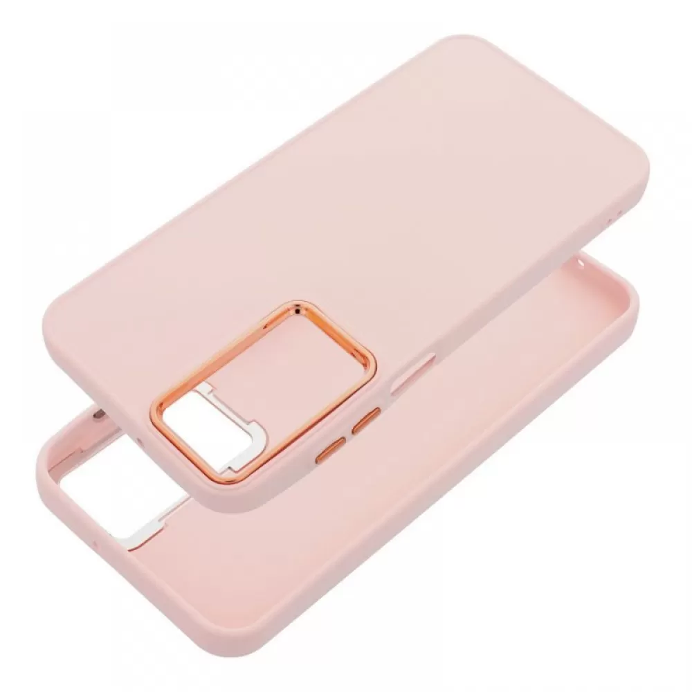 Futrola BOSS (frame case) za Samsung S25 puder roze