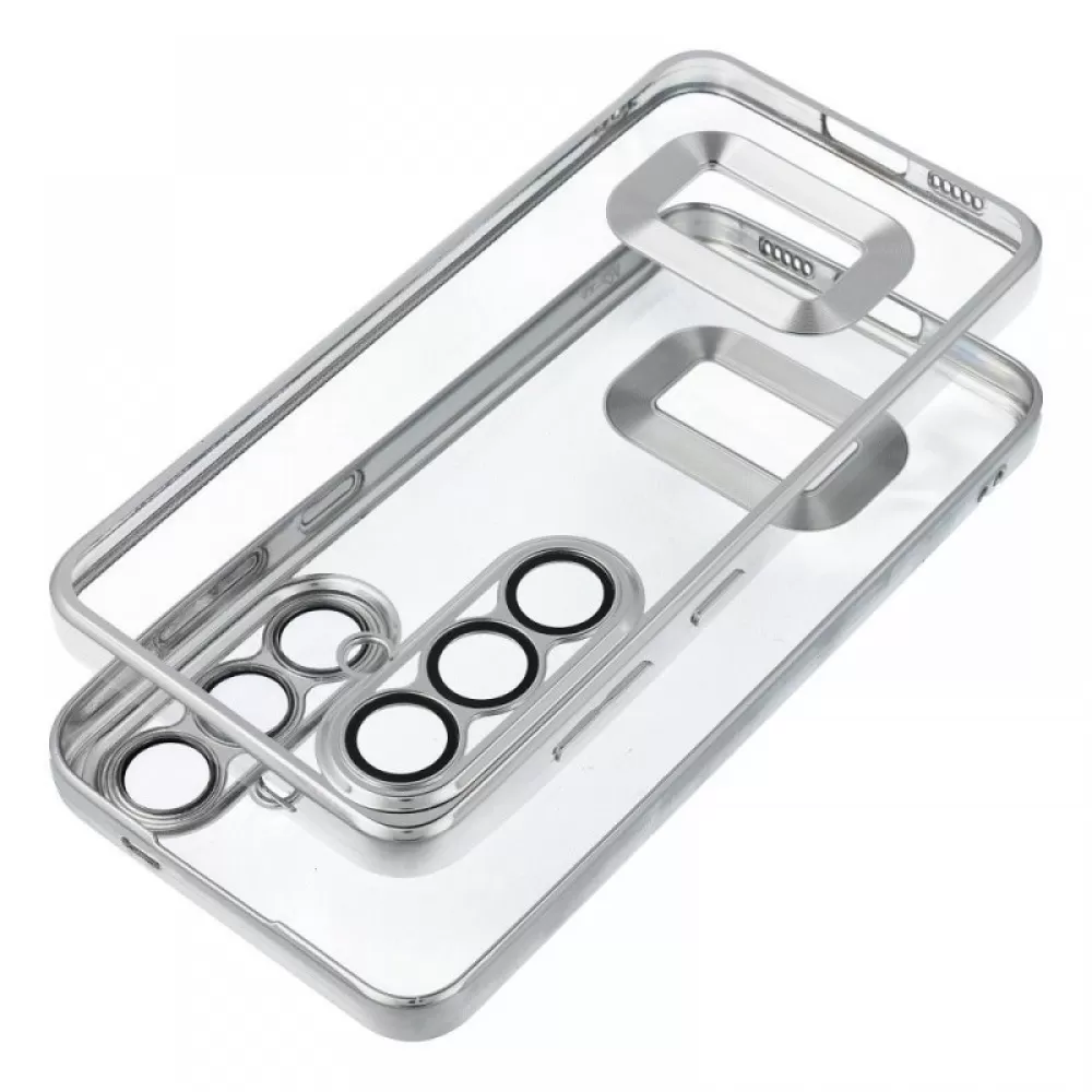 Futrola GLAM CASE za Samsung S25 Plus srebrna