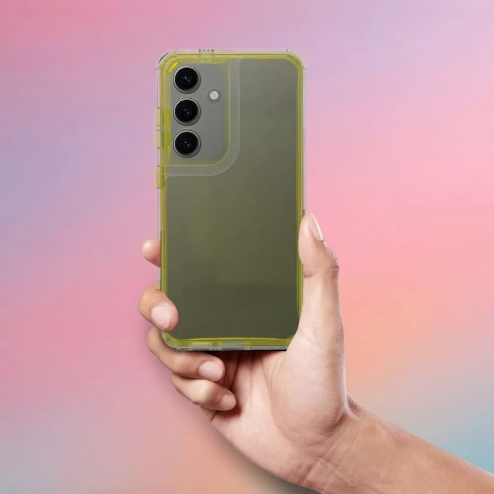 Futrola MATRIX CLEAR za Samsung S25 Plus Ĺľuta