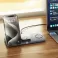 HOCO bezicni punjac 3u1 sklopivi kompatibilan sa MagSafe i APPLE Watch 3A 15W CQ22 sivi