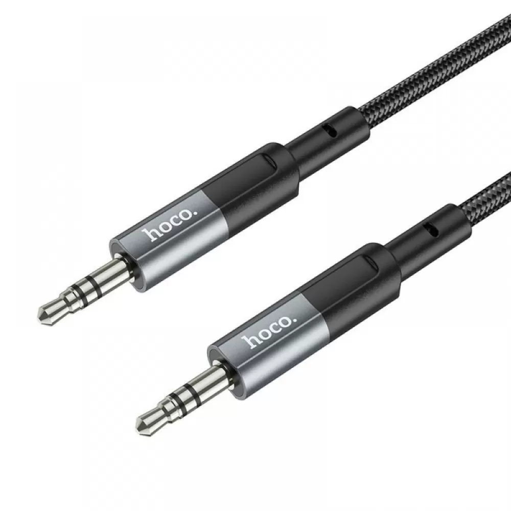 HOCO AUX kabl Jack 3.5 mm (muski) na Jack 3.5 mm (muski) UPA23 1 m sivi