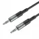 HOCO AUX kabl Jack 3.5 mm (muski) na Jack 3.5 mm (muski) UPA23 1 m sivi