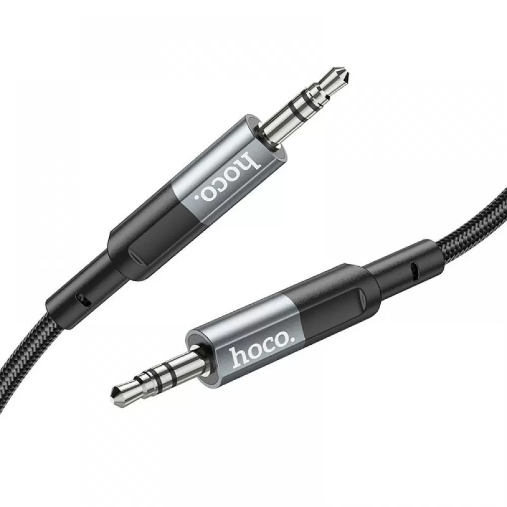 HOCO AUX kabl Jack 3.5 mm (muski) na Jack 3.5 mm (muski) UPA23 1 m sivi