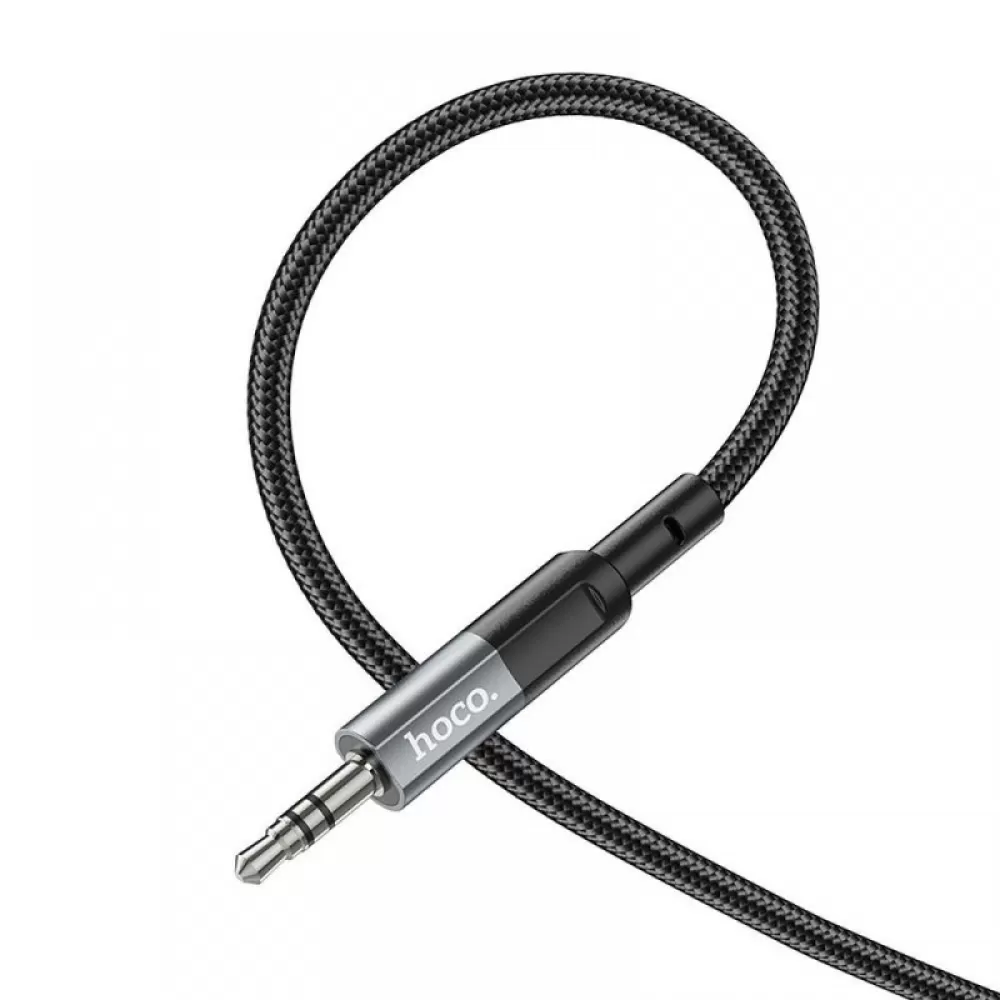 HOCO AUX kabl Jack 3.5 mm (muski) na Jack 3.5 mm (muski) UPA23 1 m sivi