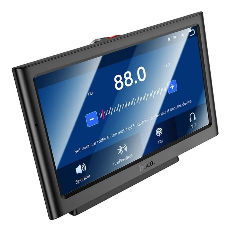 HOCO bezicni prenosni IPS auto ekran 7" HU2 crni