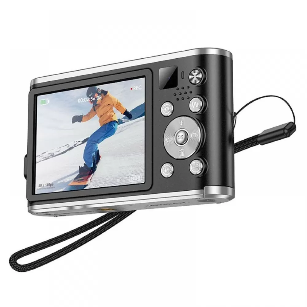 HOCO digitalni fotoaparat sa duplim objektivom 13M piksela DV203 crni