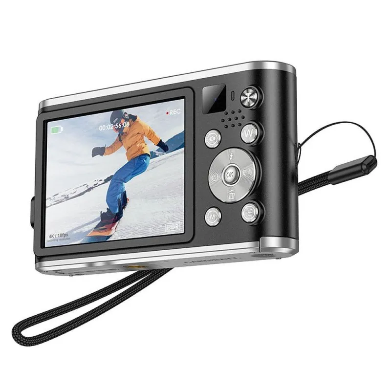 HOCO digitalni fotoaparat sa duplim objektivom 13M piksela DV203 crni