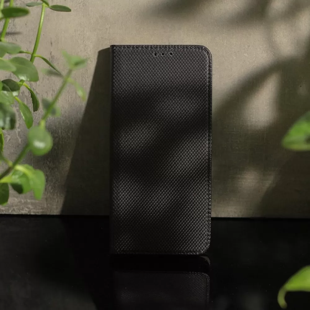 Futrola flip SMART CASE BOOK (Smart Magnet case) za Xiaomi Redmi 14C 4G/ 14C 5G / Redmi A4 / POCO C75 crna