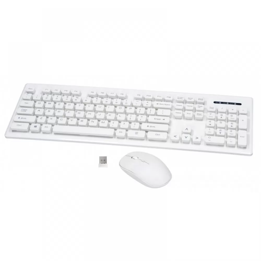Rebeltec beĹľiÄŤni set: tastatura + miĹˇ WHITERUN beli