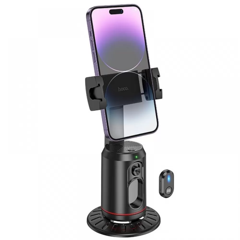 HOCO drzac za mobilni telefon 360 stepeni sa automatskim pracenjem lica K23 crni