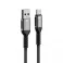 FORCELL kabal (kabl) F-ENERGY C256 USB A na Type C QC3.0 3A 66W Cafule 3 m crni