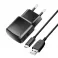 Kucni punjac BLUE STAR 2A 10W USB A + kabl USB A na Type C TFK-TC-1100B crni