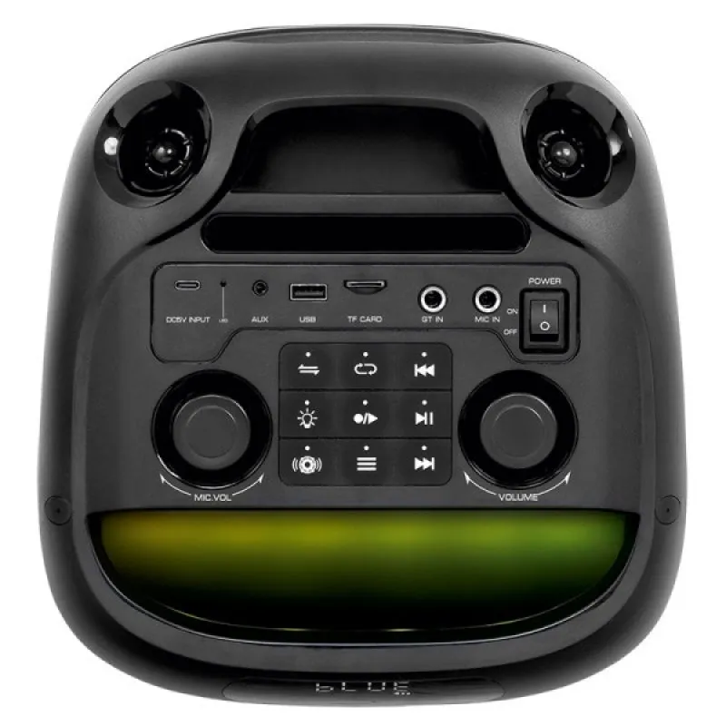 Xwave Party 6022 Bluetooth zvucnik TWS / 40W / FM / USB / TF / AUX / 2 x 6'' / LED color
