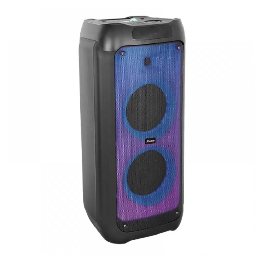 Xwave Party 8024 Bluetooth zvucnik TWS / 100W / FM / USB / TF / AUX /2 x 8'' / LED color