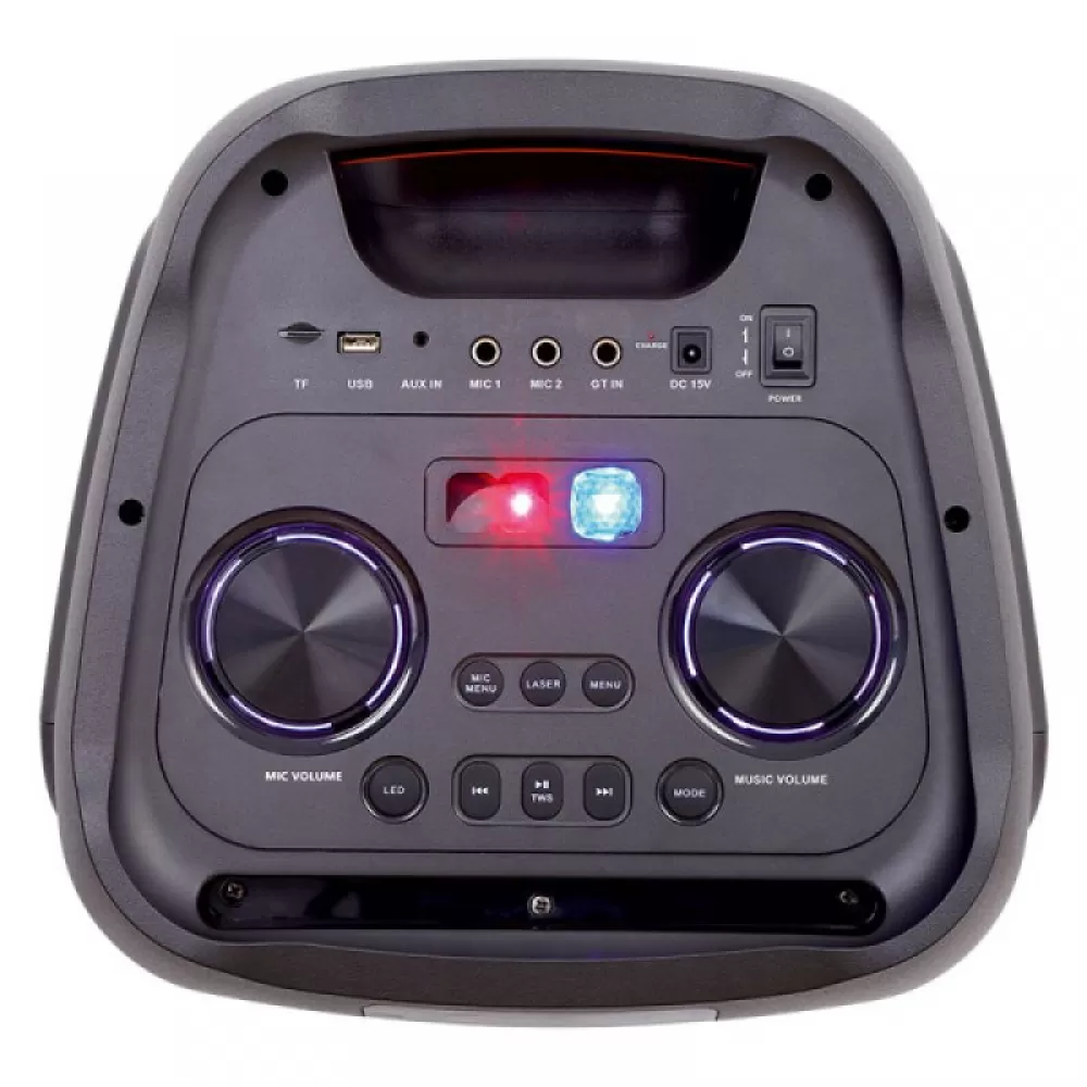 Xwave Party 1024 Bluetooth zvucnik TWS / 100W / FM / USB / TF / AUX / 2 x 10'' / LED color