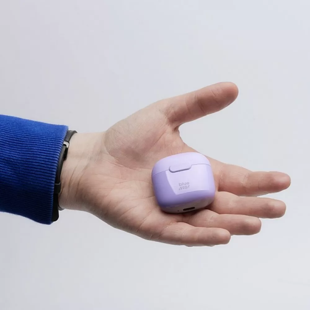 BLUE STAR bezicne slusalice bluetooth TWS FI7 ljubicaste