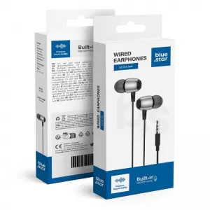 BLUE STAR zicne slusalice Jack 3,5 mm sa mikrofonom M09 1,2 m crne
