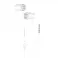 BLUE STAR zicne slusalice Jack 3,5 mm sa mikrofonom PA-E67 1,2 m bele