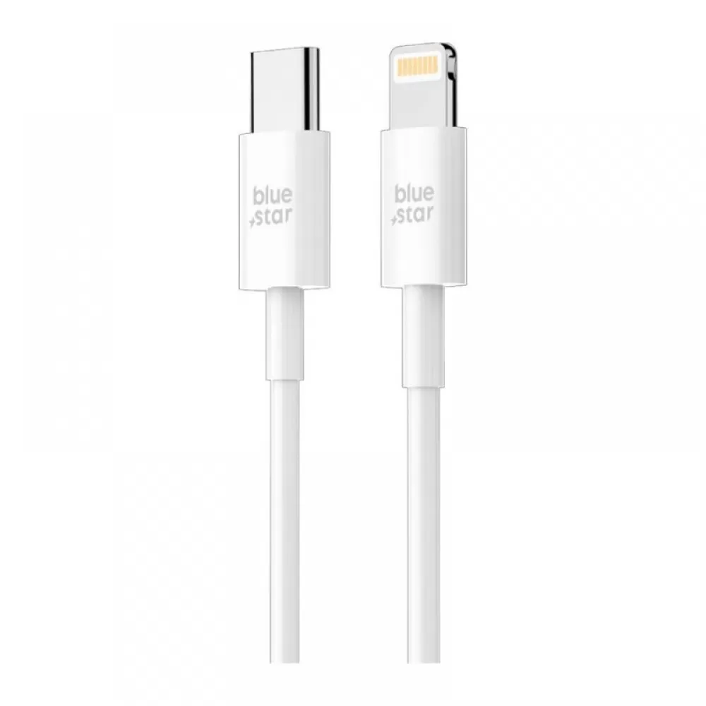 BLUE STAR kabl Type C na Lightning 2A 12W QC3.0 PA-X12 1 m beli