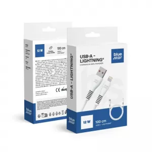 BLUE STAR kabl USB A na Lightning 2A 12W DC99I 1 m beli