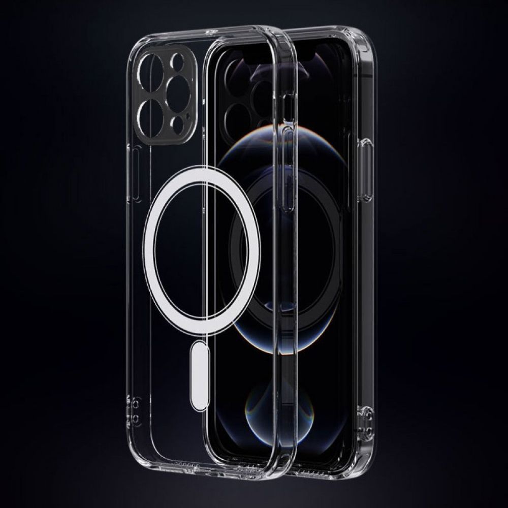 Futrola ANTI SHOCK 1.5 mm MagSafe za iPhone 16 (6.1) providna sa zaĹˇtitom kamere
