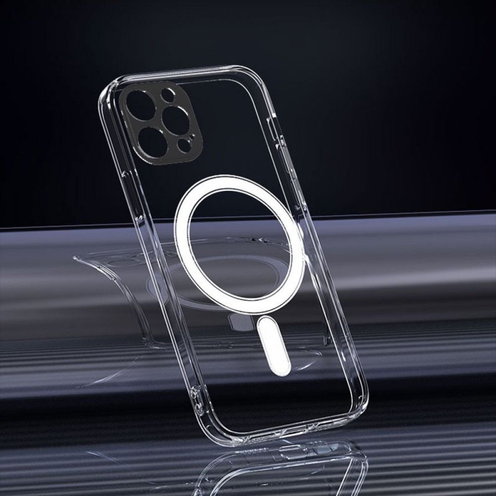 Futrola ANTI SHOCK 1.5 mm MagSafe za iPhone 16 (6.1) providna sa zaĹˇtitom kamere