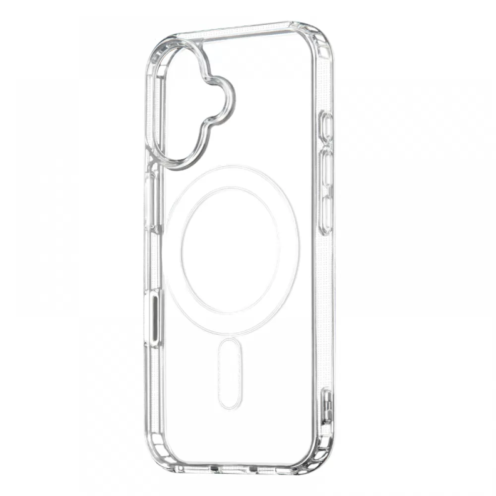 Futrola ANTI SHOCK 1.5 mm MagSafe za iPhone 16 Pro (6.3) providna sa velikim izrezom + dugmad