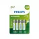 PHILIPS punjiva baterija AA NiMH 2600mAh set od 4 kom