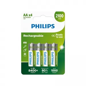 PHILIPS punjiva baterija AA NiMH 2100mAh set od 4 kom