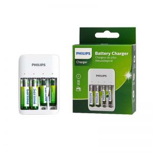 PHILIPS cetvoro-kanalni punjac baterija za NiMH USB + 2xAA 1300mAh + 2xAAA 700mAh