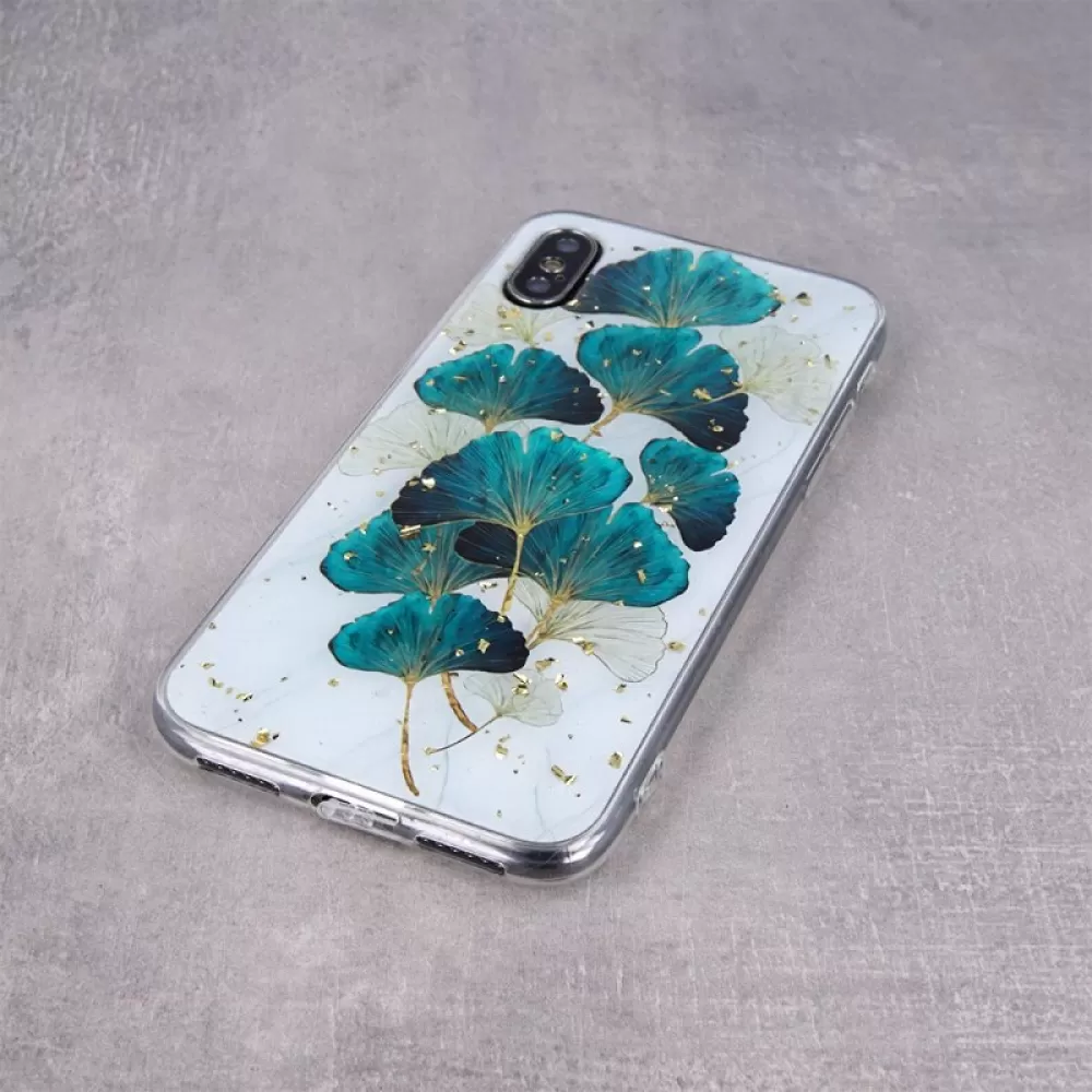 Futrola GOLD GLAM za Samsung Galaxy S24 FE leaves