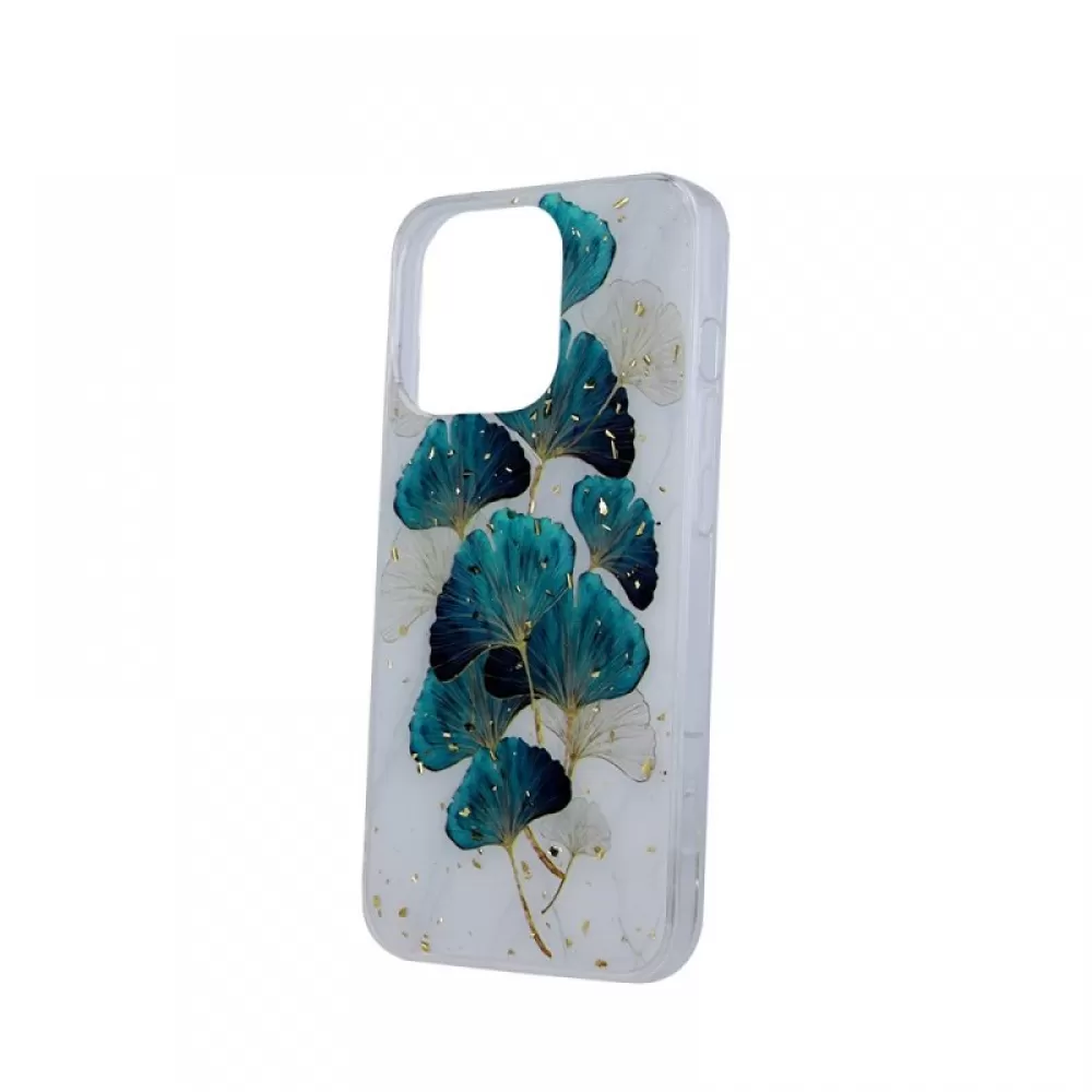 Futrola GOLD GLAM za Samsung Galaxy S24 FE leaves