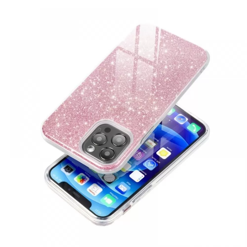 Futrola SHINING CASE (Glitter 3in1) za Samsung Galaxy A56 5G roze