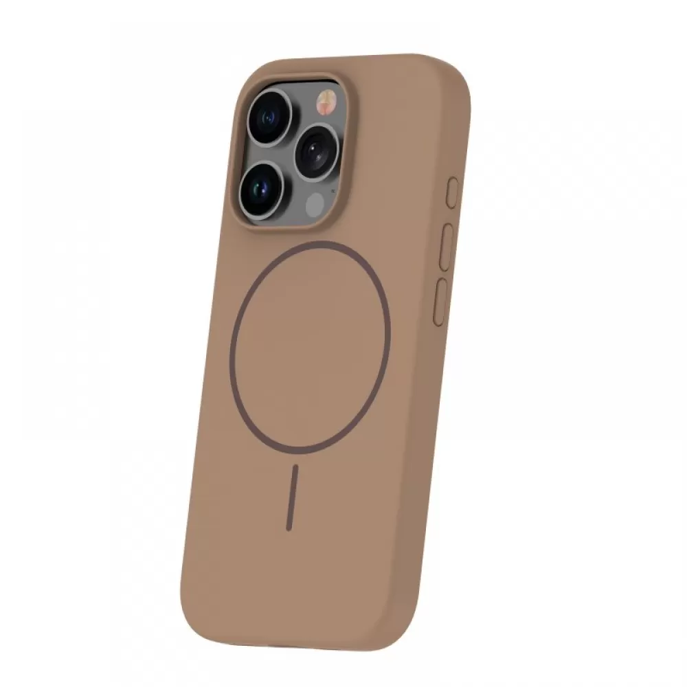 Futrola Silicone Thin Mag za iPhone 16 Pro Max (6.9) braon