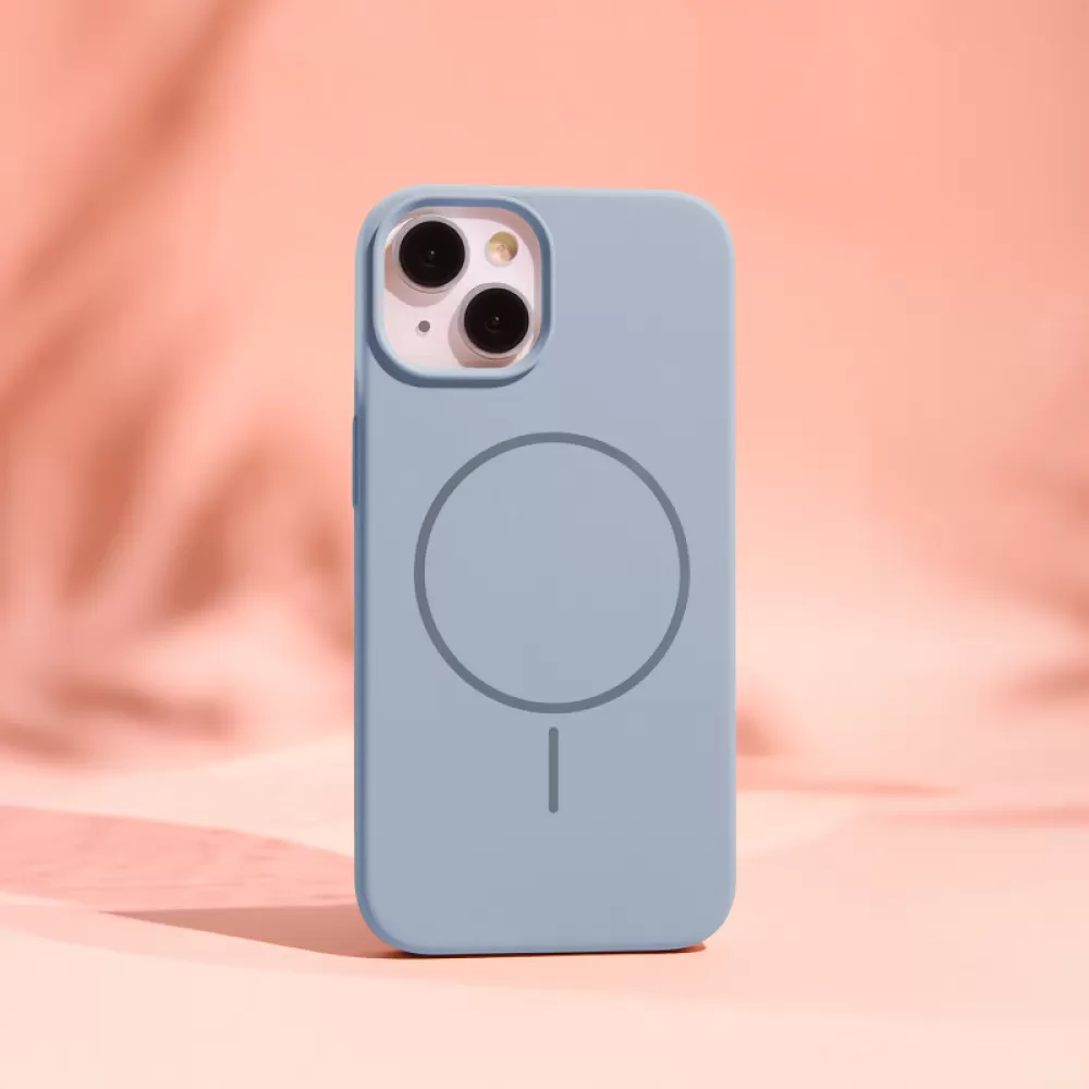 Futrola Silicone Thin Mag za iPhone 16 Pro (6.3) svetlo plava