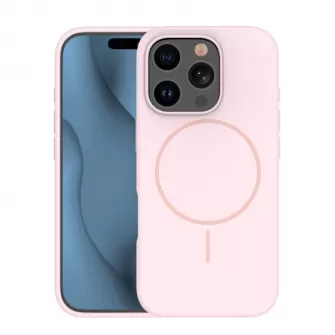 Futrola Silicone Thin Mag za iPhone 16 Plus (6.7) svetlo roze