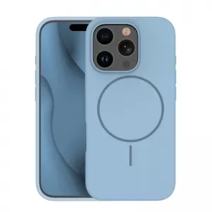 Futrola Silicone Thin Mag za iPhone 16 (6.1) svetlo plava