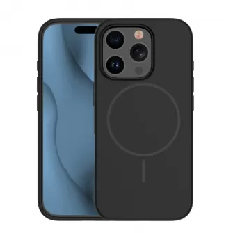Futrola Silicone Thin Mag za iPhone 15 Pro (6.1) crna