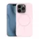 Futrola Silicone Thin Mag za iPhone 15 Pro (6.1) svetlo roze