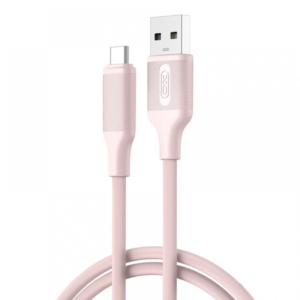 XO kabl NB265 USB - USB-C 1.0m 3A roze