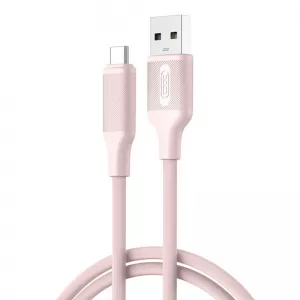 XO kabl NB265 USB - USB-C 1.0m 3A roze