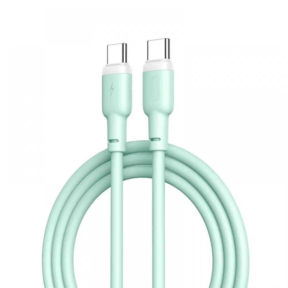 XO kabl NB208B PD USB-C - USB-C 1,0m 60W zeleni