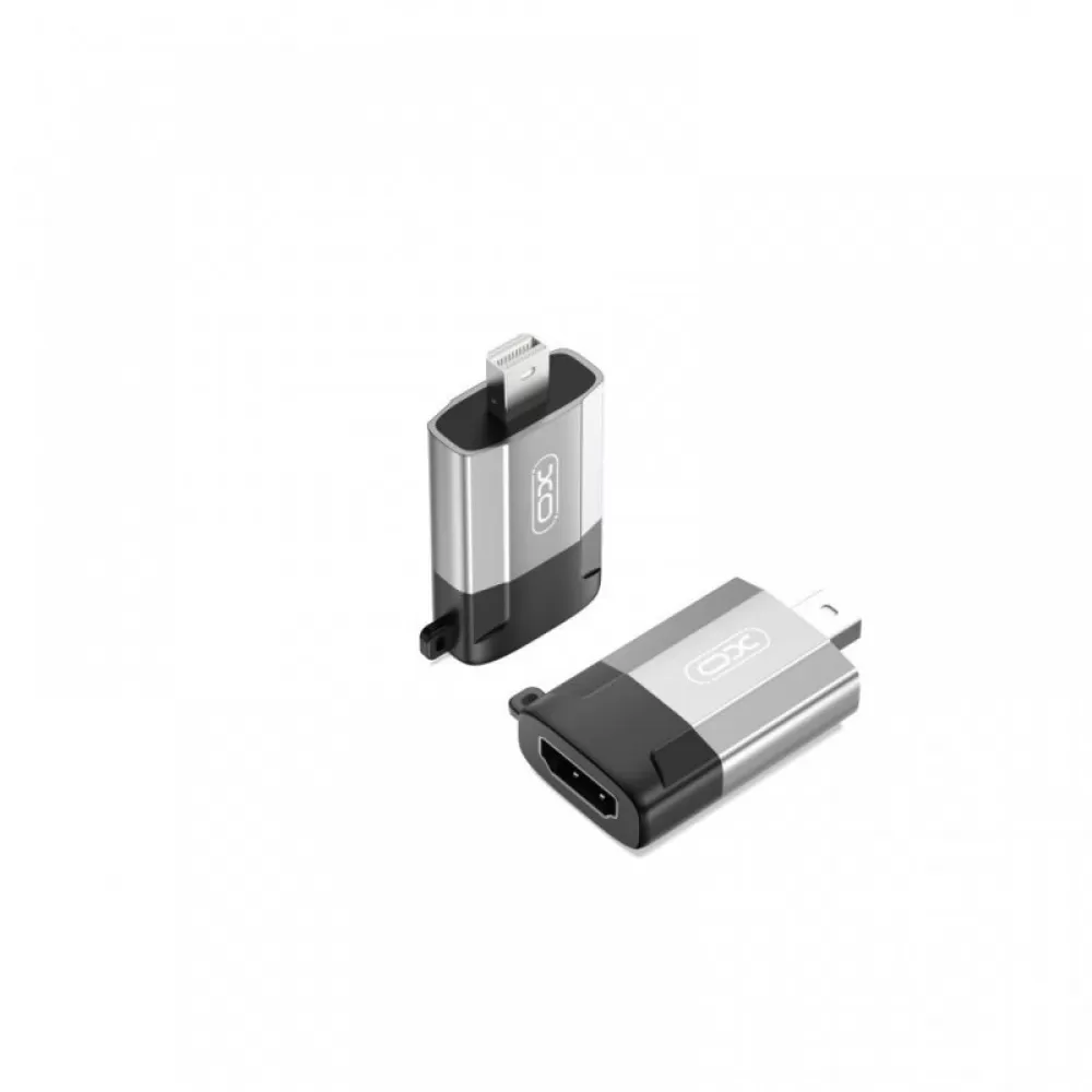 XO adapter GB015 mini Displayport - HDMI 4K sivi