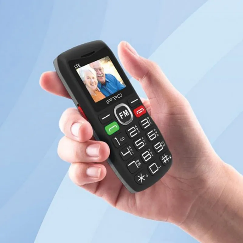 Mobilni telefon IPRO SENIOR F188 DS 2G/GSM/1000mAh/32MB crni