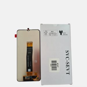 Lcd + touchscreen za Samsung A127 Galaxy A12 rev 0.0 crni flet  FULL ORG SP-K